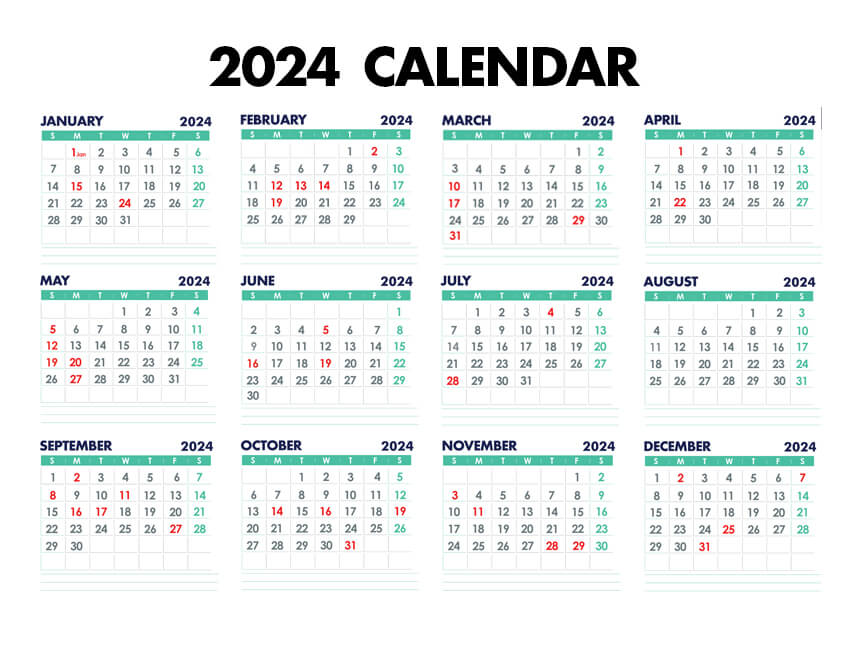 2024 Calendar December Download